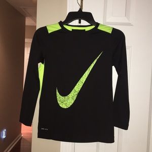 Boys Nike Dri-Fit long sleeve shirt